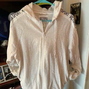Vintage Victorias Secret White Hoodie size Small
